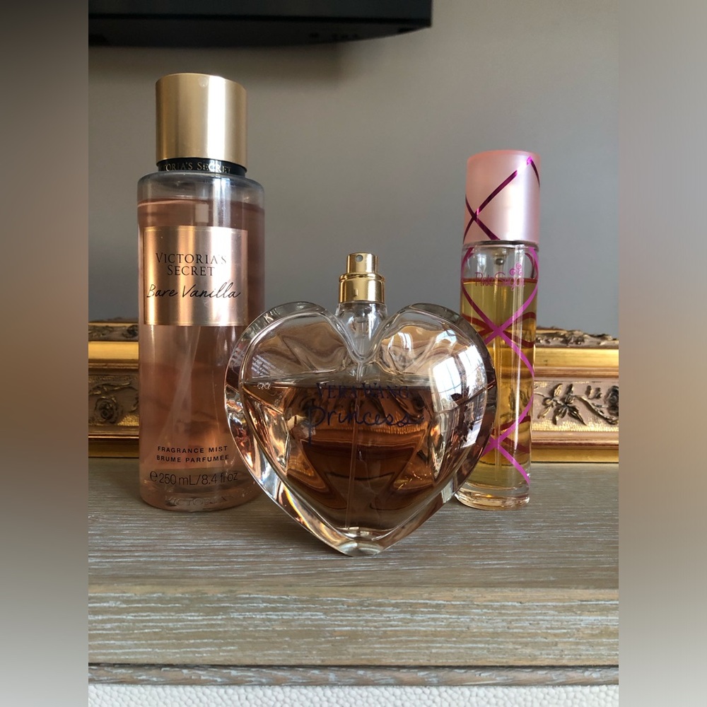 Perfume lot of 3 - Victoria's Secret, Vera Wang, Aquolina